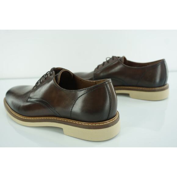 To Boot New York Marseille Plain Toe Derby Oxford Shoe Sz 8.5 Lace Up $375 Brown